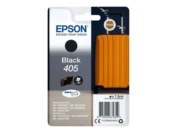Epson 405 - 7.6 ml - Schwarz - original - Blister