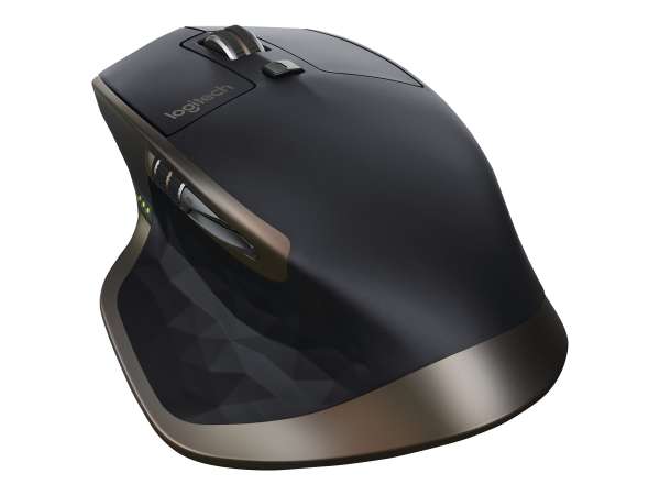 Logitech MX Master - Maus - Laser - 5 Tasten - kabellos - Bluetooth, 2.4 GHz - kabelloser Empfänger