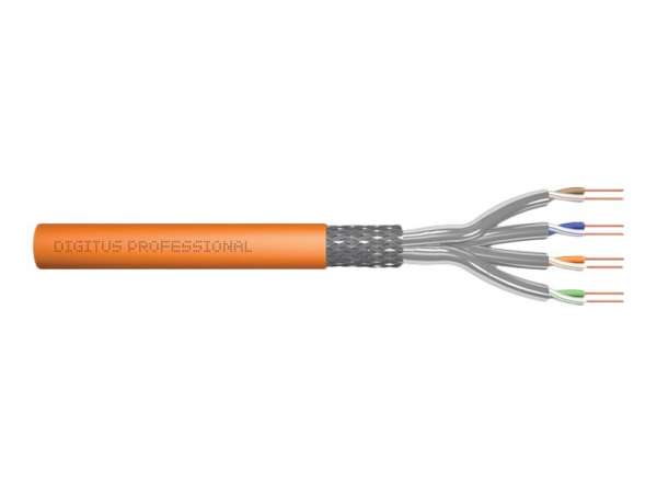 DIGITUS CAT 7 S/FTP Datenkabel - Verlegekabel, 1000 m, Simplex, Cca-s1a d1 a1
