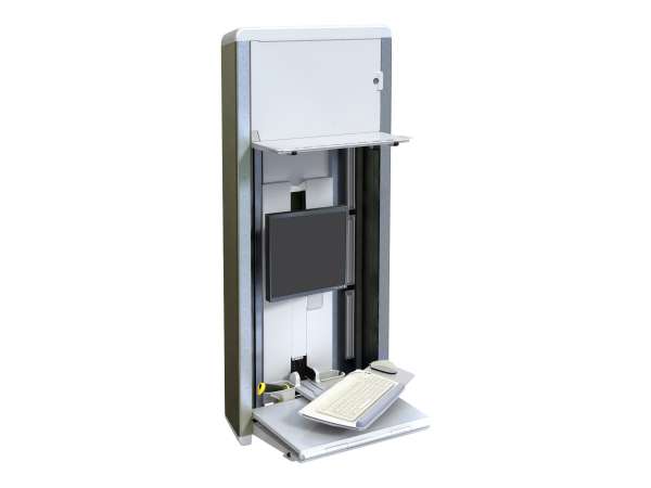 Ergotron StyleView VL - PC-Gehäusesystem - geeignet für Wandmontage - 55.9 cm (22")