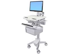 Ergotron Wagen - offene Architektur - für LCD-Display / PC-Ausrüstung - verriegelbar - medizinisch -
