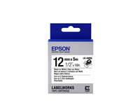 Epson LabelWorks LK-4WBQ - Schwarz auf Weiß - Rolle (1,2 cm x 5 m)