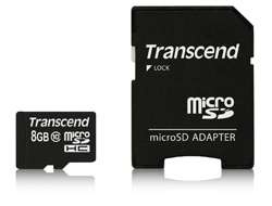 Transcend Premium - Flash-Speicherkarte (microSDHC/SD-Adapter inbegriffen)