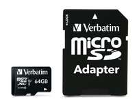 Verbatim PRO - Flash-Speicherkarte (SD-Adapter inbegriffen)