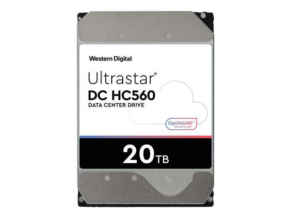 WD Ultrastar DC HC560 - Festplatte - 20 TB - intern - 3.5" (8.9 cm)