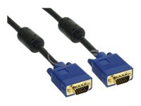 InLine S-VGA Kabel Premium - 15pol HD Stecker / Stecker - schwarz - 3m