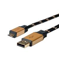 ROLINE USB-Kabel - Micro-USB Typ B (M) zu USB (M)
