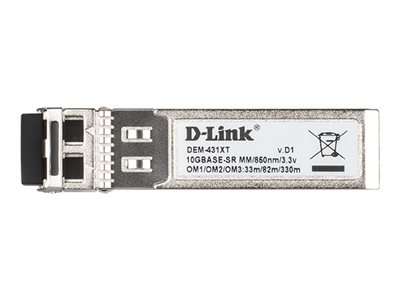 D-Link DEM 431XT - SFP+-Transceiver-Modul - 10GbE