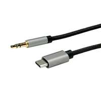ROLINE Adapter USB-C auf Klinkenstecker - 24 pin USB-C männlich umkehrbar zu mini-phone stereo 3.5 m