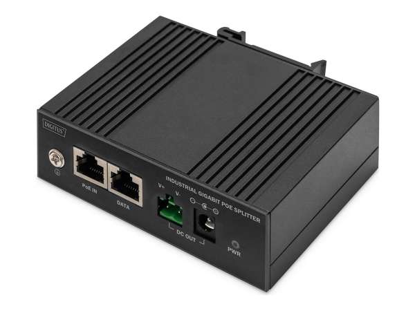 DIGITUS Gigabit Ethernet PoE Splitter, Industrial, 60 W
