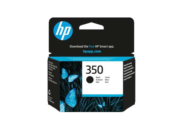 HP 350 - 4.5 ml - Schwarz - original - Tintenpatrone
