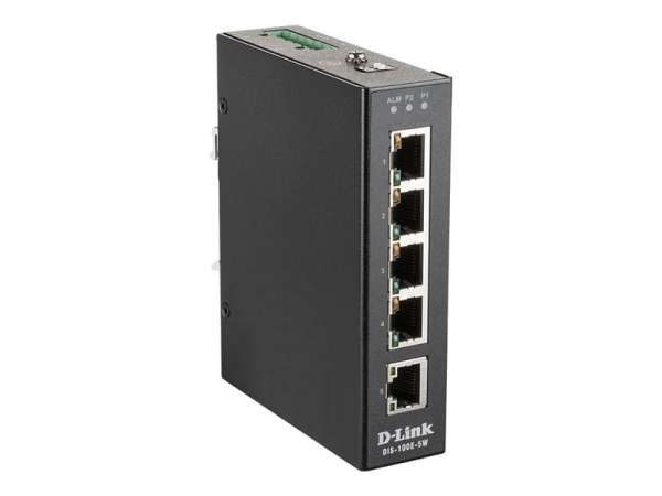D-Link DIS 100E-5W - Switch - unmanaged - 5 x