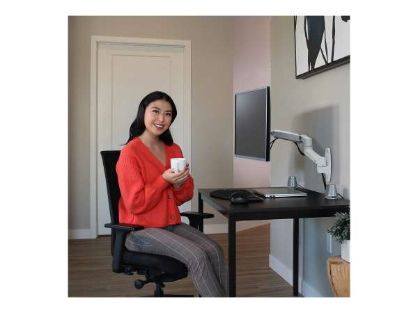 Ergotron LX - Befestigungskit (Monitorarm) - für LCD-Display - Aluminium - weiß - Bildschirmgröße: b