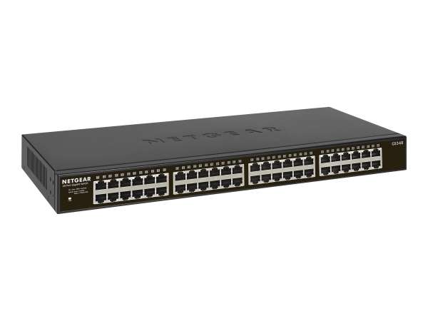 Netgear SOHO GS348 - Switch - unmanaged - 48