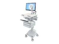 Ergotron Cart with LCD Pivot, SLA Powered, 2 Drawers - Wagen (nur Laden)