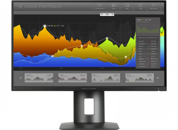 HP Z27n - LED-Monitor - 68.47 cm (27") (27" sichtbar) - 2560 x 1440 QHD - IPS - 350 cd/m² - 1000:1 -