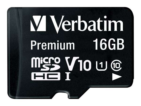 Verbatim Flash-Speicherkarte (microSDHC/SD-Adapter inbegriffen)