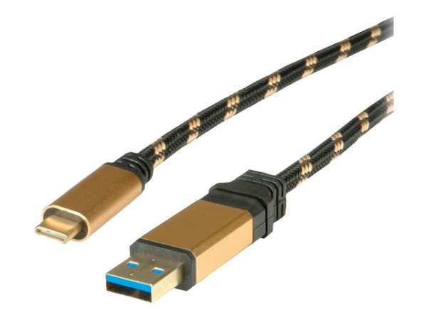 ROLINE Gold - USB-Kabel - USB Typ A (M) bis USB-C (M)