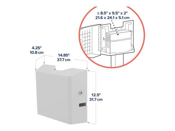 Ergotron PC-Montagekit - geeignet für Wandmontage
