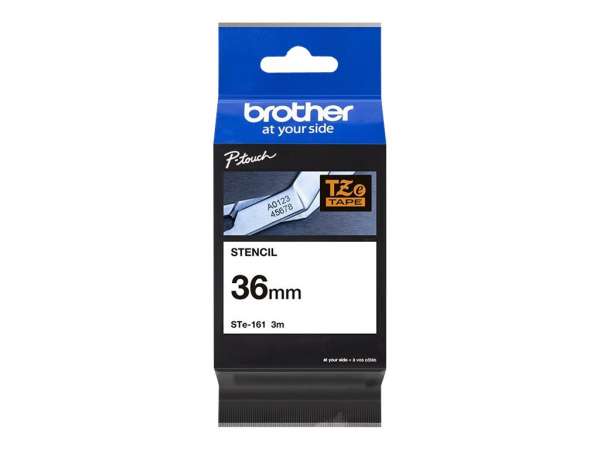 Brother STe-161 - Schwarz - Rolle (3,6 cm x 3