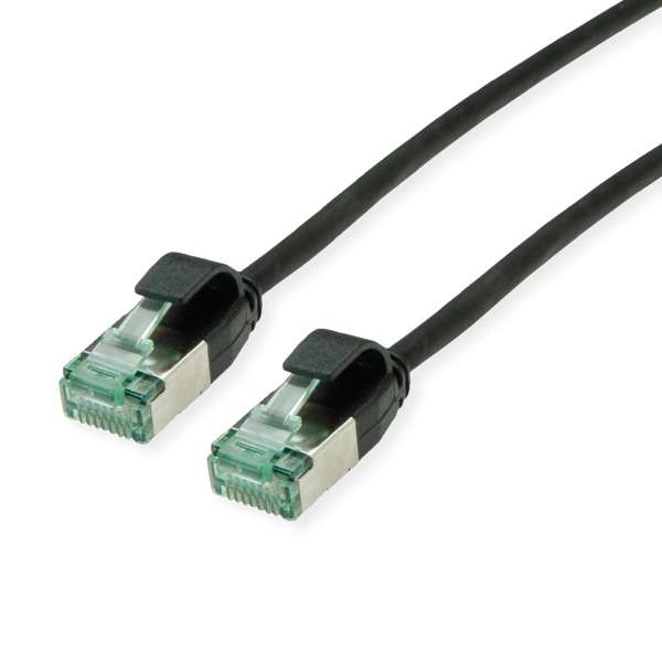 ROLINE RM U/FTP DataCenter Patchkabel Kat.6A Class EA slim schwarz - FTP