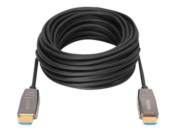 DIGITUS HDMI AOC Hybrid Glasfaserkabel, UHD 8K, 30 m