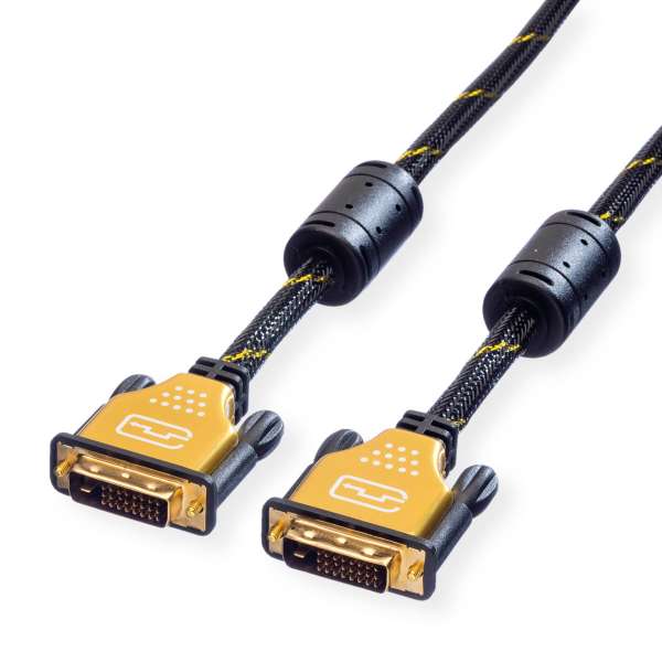 ROLINE Gold - DVI-Kabel - Dual Link - DVI (M)
