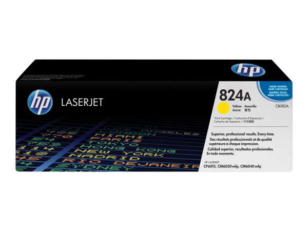 HP 824A - Gelb - original - LaserJet - Tonerpatrone (CB382A)