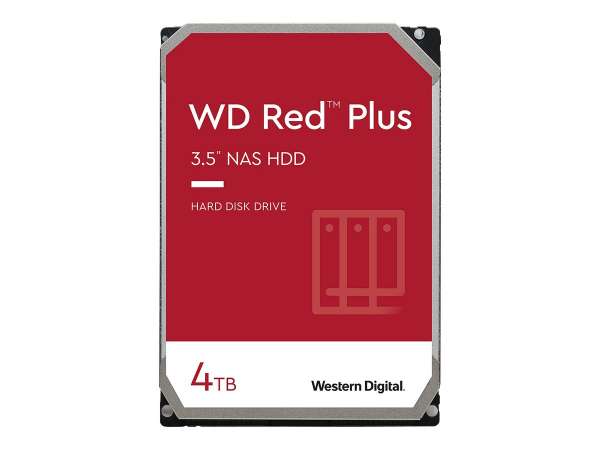 WD Red Plus WD40EFRX - Festplatte - 4 TB - intern - 3.5" (8.9 cm)