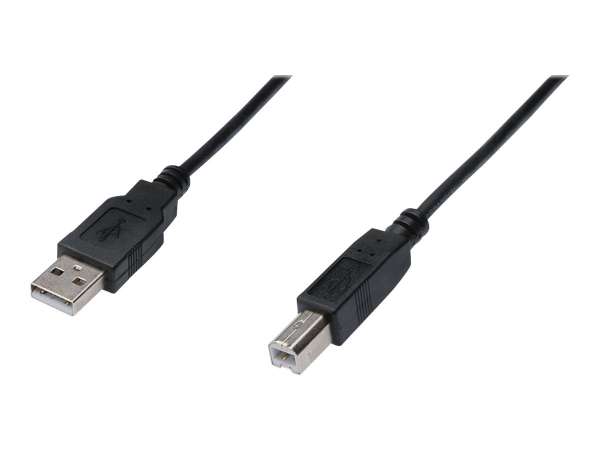 DIGITUS USB-A USB-B Anschlusskabel, 3m
