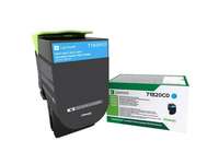 Lexmark X317 - Cyan - original - Tonerpatrone