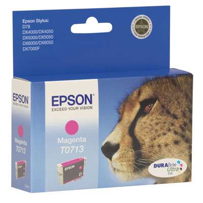 Epson T0713 - 5.5 ml - Magenta - original - Tintenpatrone