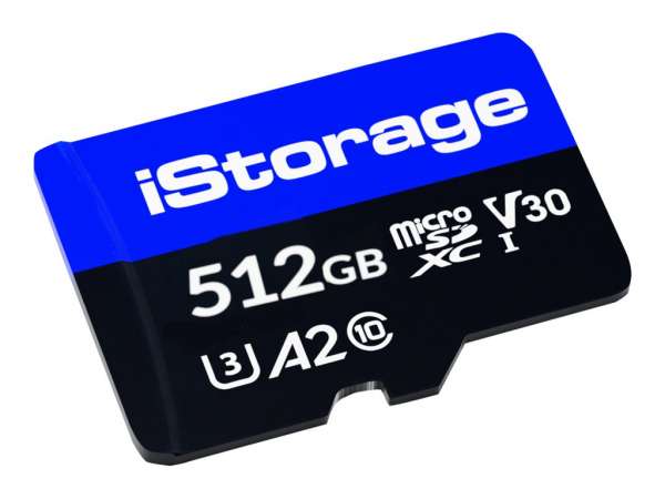iStorage Flash-Speicherkarte - 512 GB - A2 / Video Class V30 / UHS-I U3 / Class10 - microSDXC (Packu