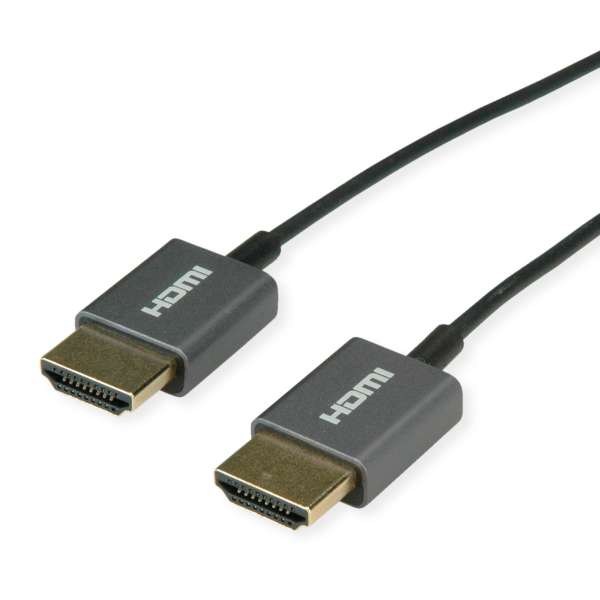 ROLINE Hdmi-Koaxialkabel ultraschlank 4K60 ST/ST - Kabel - Digital/Daten