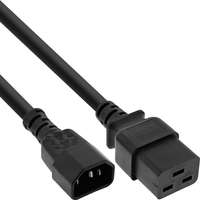 InLine Netz Adapterkabel - IEC 60320 C14 auf C19 - max 10A - 3m