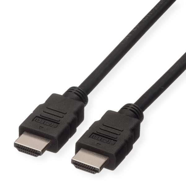 ROLINE Green - Highspeed - HDMI-Kabel mit Ethernet - HDMI männlich zu HDMI männlich - 2 m - abgeschi