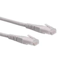 ROLINE Patch-Kabel - RJ-45 (M) - RJ-45 (M) - 10 m - UTP - ( Kategorie 6 ) - Grau