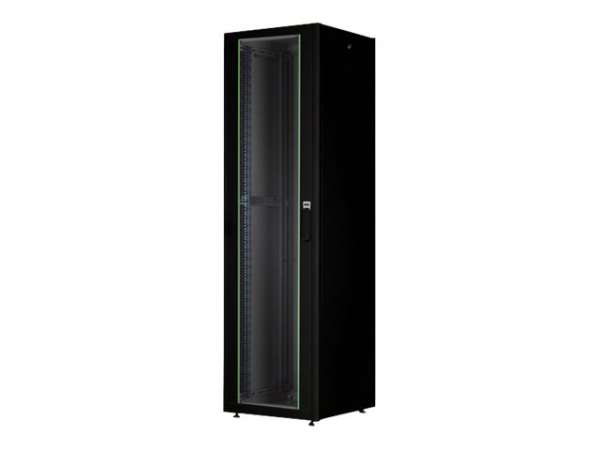 DIGITUS Professional Dynamic Basic Series DN-19 22U-6/8-DB - Schrank Netzwerkschrank - Schwarz, RAL
