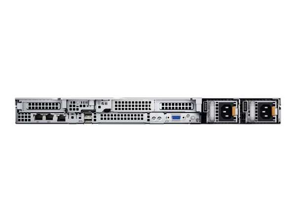 Dell PowerEdge R450 - Server - Rack-Montage - 1U - zweiweg - 2 x Xeon Silver 4310 / 2.1 GHz - RAM 64