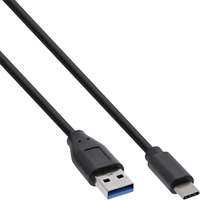 InLine USB 3.2 Gen.1x2 Kabel - USB-C Stecker an A Stecker - schwarz - 1,5m