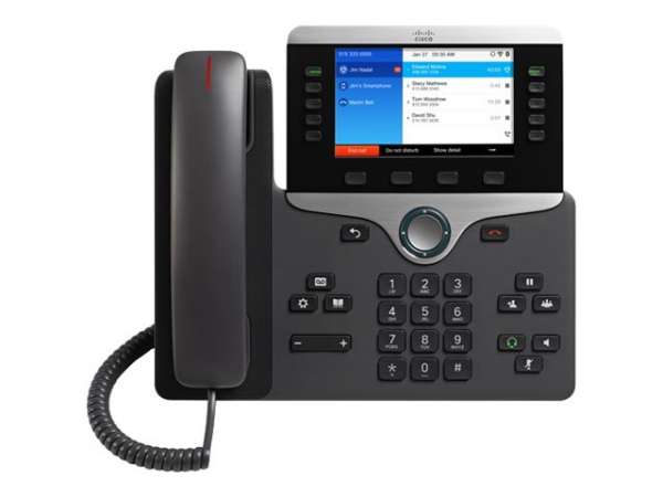 Cisco IP Phone 8861 - With Multiplatform Phone Firmware - VoIP-Telefon - IEEE 802.11a/b/g/n/ac (Wi-F