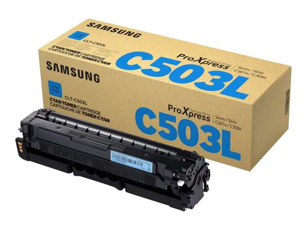 HP CLT-C503L - Hohe Ergiebigkeit - Cyan - original - Tonerpatrone (SU014A)