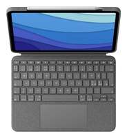Logitech Combo Touch - Tastatur und Foliohülle - mit Trackpad - hintergrundbeleuchtet - Apple Smart