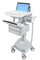 Ergotron Laptop Cart, LiFe Powered, 6 Drawers - Wagen - offene Architektur - für Notebook / PC-Ausrü