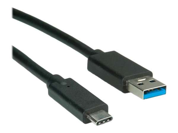 ROLINE USB-Kabel - USB Typ A (M) zu USB-C (M)