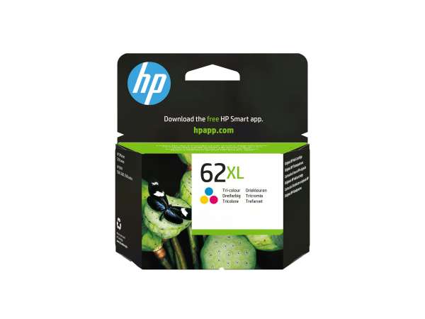 HP 62XL - 11.5 ml - Hohe Ergiebigkeit - Farbe (Cyan, Magenta, Gelb)