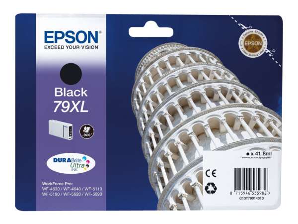 Epson 79XL - 41.8 ml - XL - Schwarz - original