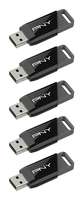 PNY Attaché X - USB-Flash-Laufwerk - 32 GB - USB 3.2 Gen 1 (Packung mit 5)