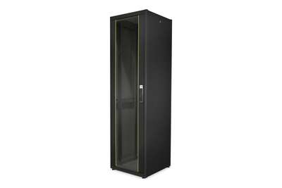 DIGITUS Unique - Schrank Netzwerkschrank - Schwarz, RAL 9005 - 42HE - 48.3 cm (19")