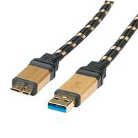 ROLINE USB-Kabel - Micro-USB Typ B (M) zu USB Typ A (M)
